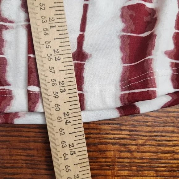 LuLaRoe NWT red and white skirt size XL with pockets - Picture 7 of 7